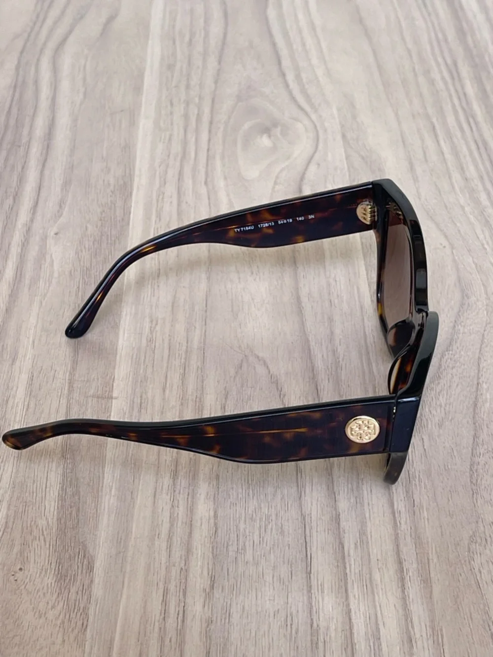 Tory Burch Tortoiseshell Cat-Eye Sunglasses with Brown Gradient Lenses